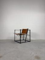 Vintage Pastoe FM60 Fauteuil Cognac Tuigleer, Huis en Inrichting, Fauteuils, Ophalen, Minder dan 75 cm, Zo goed als nieuw, Metaal