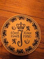 Delfsblauw herdenkingsbord Koningin Juliana, Verzamelen, Ophalen of Verzenden, Servies