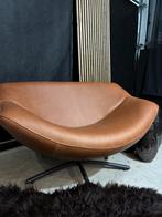 Label Gigi Fauteuil - Zo Goed Als Nieuw! Rancho Cognac, Huis en Inrichting, Fauteuils, Ophalen, Zo goed als nieuw, Leer, 75 tot 100 cm