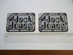 sticker Jack Jones jaren 70 seventees jeans jackets mode, Verzamelen, Verzenden