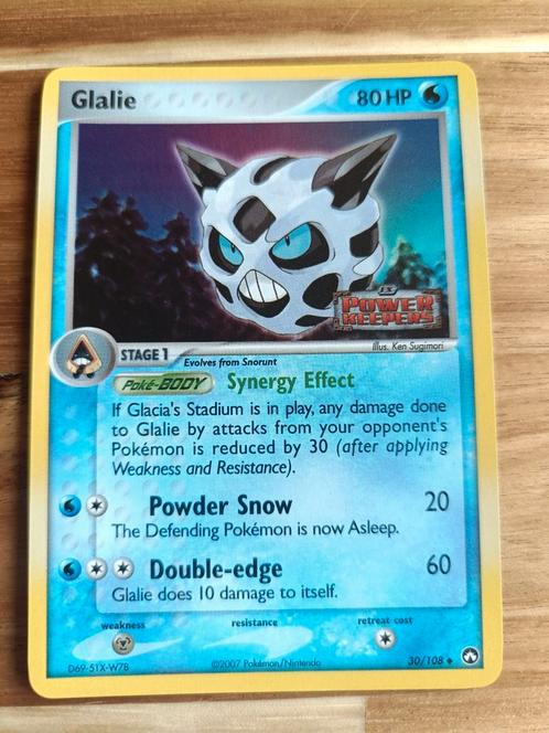 Glalie #30 STAMPED, EX Power Keepers, Hobby en Vrije tijd, Verzamelkaartspellen | Pokémon, Zo goed als nieuw, Losse kaart, Ophalen of Verzenden