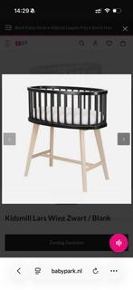 Kidsmill Lars Wieg Zwart - Zo goed als nieuw!, Ophalen of Verzenden, Zo goed als nieuw, Wieg