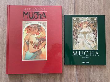 2 boeken Alphonse Mucha Taschen Art nouveau slaoliestijl beschikbaar voor biedingen