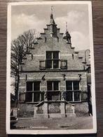 Oude Ansichtkaart Halsteren Gemeentehuis, Verzamelen, Ophalen of Verzenden, Voor 1920, Gelopen, Noord-Brabant
