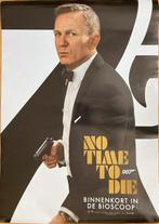 Filmposter James Bond 007 No Time To Die, Verzenden, Zo goed als nieuw, Poster