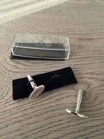 Zilveren manchetknopen in doos, Sieraden, Tassen en Uiterlijk, Manchetknopen, Ophalen of Verzenden, Zo goed als nieuw, Zilver