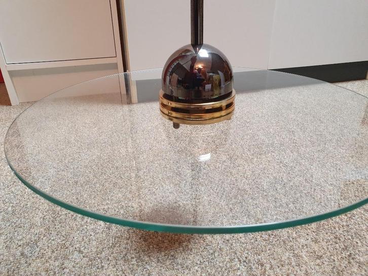 Hanglamp modern en strak en van glas, Huis en Inrichting, Lampen | Hanglampen, Gebruikt, Minder dan 50 cm, Glas, Ophalen of Verzenden