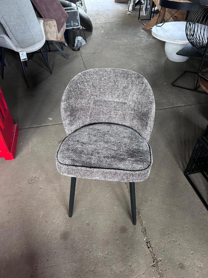 Eetkamerstoel bruin/khaki kunststof !outlet korting!, Huis en Inrichting, Stoelen, Nieuw, Eén, Kunststof, Metaal, Bruin, Ophalen