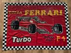 Ferrari 126C Turbo vlag, Ophalen of Verzenden, Zo goed als nieuw, Auto's