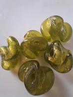 Grote silverfoil kralen groen khaki glaskralen lampwork, Hobby en Vrije tijd, Kralen en Sieraden maken, Ophalen of Verzenden, Nieuw