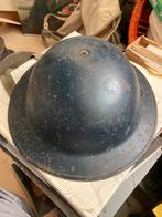 Engelse helm doorgebruikt België ABL liner 1952, Verzamelen, Ophalen of Verzenden, Landmacht, Helm of Baret