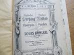 LOUIS KÖHLER - PRAKTISCHER LEHRGANG - PIANO, Muziek en Instrumenten, Bladmuziek, Ophalen of Verzenden, Gebruikt, Klassiek, Piano