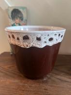 Vintage bloempot fat lava glazuur w germany, Ophalen of Verzenden