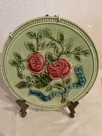 Vintage Majolica Wandbordje Cico W Duitsland Jaren 50, Ophalen of Verzenden
