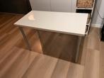 Ikea Linnmon bureau 120x60 met Adils poten, Ophalen, Kunststof, Gebruikt, 100 tot 150 cm