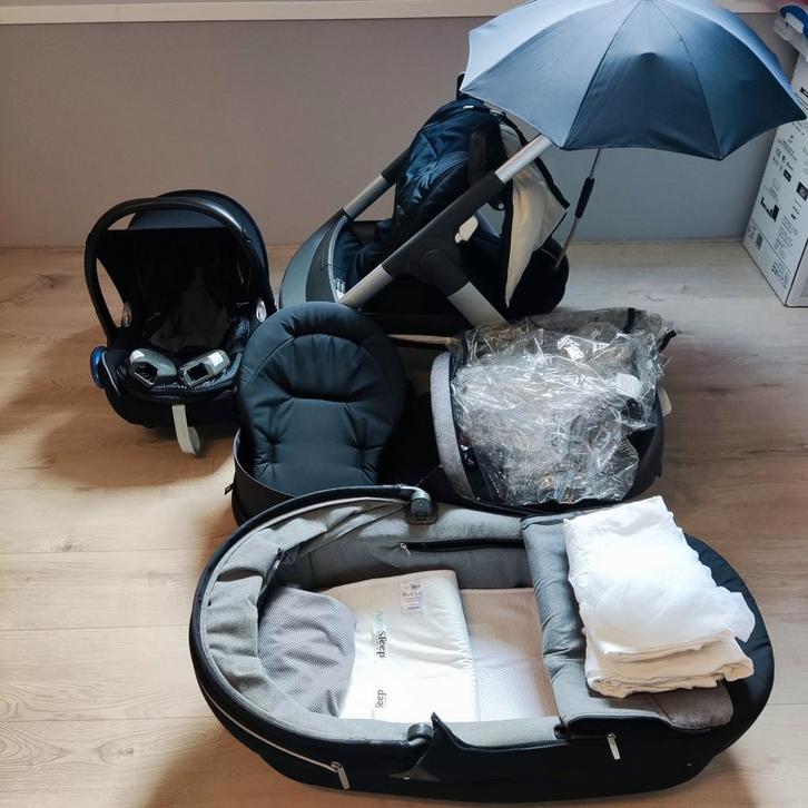 Stokke trailz kinderwagen 3 in 1. Met maxicosi, Kinderen en Baby's, Kinderwagens en Combinaties, Gebruikt, Overige merken, Ophalen
