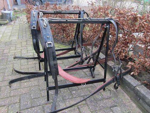 2-span Marathon borsttuig te koop, Dieren en Toebehoren, Paarden en Pony's | Hoofdstellen en Tuigage, Gebruikt, Recreatie, Ophalen