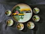 *** VINTAGE DIENBLAD MET 6 ONDERZETTERS ***, Ophalen of Verzenden