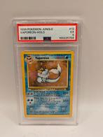 1999 pokemon jungle Vaporeon Holo PSA 5, Ophalen of Verzenden, Zo goed als nieuw, Losse kaart