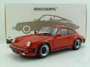 Minichamps Porsche 911 Carrera 3.2 1983 1:18 Rood 110063021 beschikbaar voor biedingen