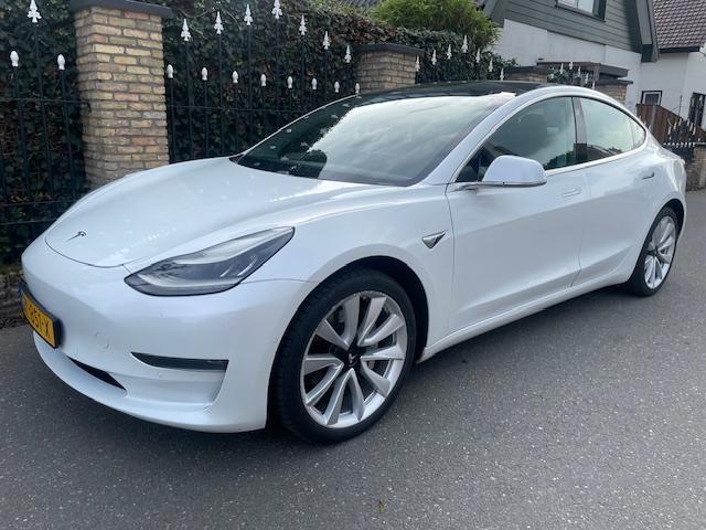 Tesla Model 3 Long Range AWD 75 kWh / 108.450 km/ 2019, Auto's, Tesla, Te koop, Model 3, 4x4, ABS, Achteruitrijcamera, Adaptive Cruise Control