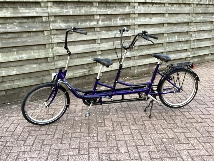 co-pilot ouderkindtandem, Fietsen en Brommers, Fietsen | Tandems, Zo goed als nieuw, Minder dan 10 versnellingen, Ophalen of Verzenden