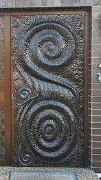 Brutalist Frontdoor Metal Doors 1970s Vintage, Ophalen of Verzenden, 80 tot 100 cm, Binnendeur, 200 tot 215 cm