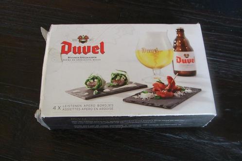 Duvel bier leistenen bordjes (nr.1), Verzamelen, Biermerken, Nieuw, Overige typen, Duvel, Ophalen of Verzenden