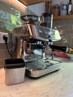 Sage Barista Pro espressomachine, RVS, Gebruikt, Espresso apparaat, Afneembaar waterreservoir, Koffiebonen