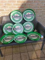 8 Heineken dienbladen/verzamelen/decoratie/mancave/keet., Ophalen of Verzenden, Gebruikt, Heineken