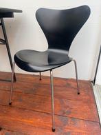 Zwarte Fritz Hansen vlinderstoelen, 1991, Huis en Inrichting, Stoelen, Drie, Gebruikt, Vintage, retro, design, industrieel, Zwart