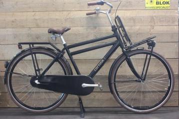 Cortina U4 heren transportfiets 3v mat zwart met garantie beschikbaar voor biedingen