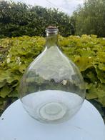 Franse gistfles Dame Jeanne in wit glas 10 liter, Ophalen of Verzenden