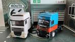 2 x DAF XF trekkers, witte  en jan de rijk, Hobby en Vrije tijd, Modelauto's | 1:50, Ophalen of Verzenden, Zo goed als nieuw, Bus of Vrachtwagen