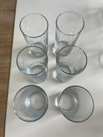 6 longdrink glazen, Ophalen, Glas of Glazen, Overige stijlen, Glas