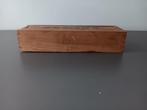 Vintage domino in houten schuifdoos, Antiek en Kunst, Antiek | Speelgoed, Ophalen of Verzenden