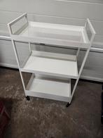 Ikea Nissafors roltafel trolley wit, Ophalen, Zo goed als nieuw