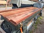 Hardhout beschoeiing planken 12 st.  350 cm bezorgen mogeli, Tuin en Terras, Palen, Balken en Planken, Ophalen, Planken, Nieuw