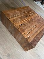 Toffe verrijdbare salontafel 90 bij 90, Huis en Inrichting, Tafels | Salontafels, Ophalen, 50 tot 100 cm, Zo goed als nieuw, Minder dan 50 cm