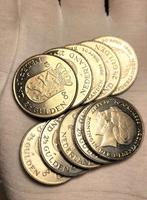 Nederland. 2½ gulden 1980 dubbele kop: Juliana en Beatrix, Postzegels en Munten, Munten | Nederland, Ophalen of Verzenden, Koningin Beatrix