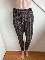 Studio Anneloes travelstof broek maat S bruin zwart bies, Kleding | Dames, Broeken en Pantalons, Studio Anneloes, Bruin, Ophalen of Verzenden