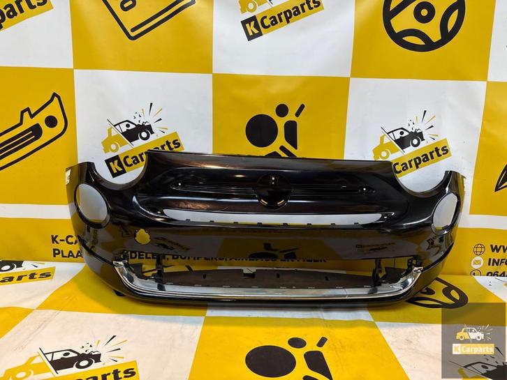 Voorbumper Fiat 500 bumper 735619476 2015-2023 origineel, Auto-onderdelen, Carrosserie en Plaatwerk, Bumper, Fiat, Voor, Gebruikt