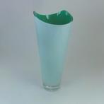 Carina Riezebos Leerdam Batman vaas groen wit, Ophalen of Verzenden