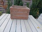 Oude houten fruitkist zonder naam of herkomst v decoratie., Ophalen of Verzenden, Gebruikt, Minder dan 50 cm, Minder dan 50 cm