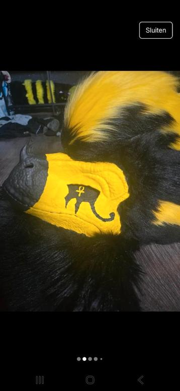 PARTIAL FURSUIT/ DINOMASK  beschikbaar voor biedingen