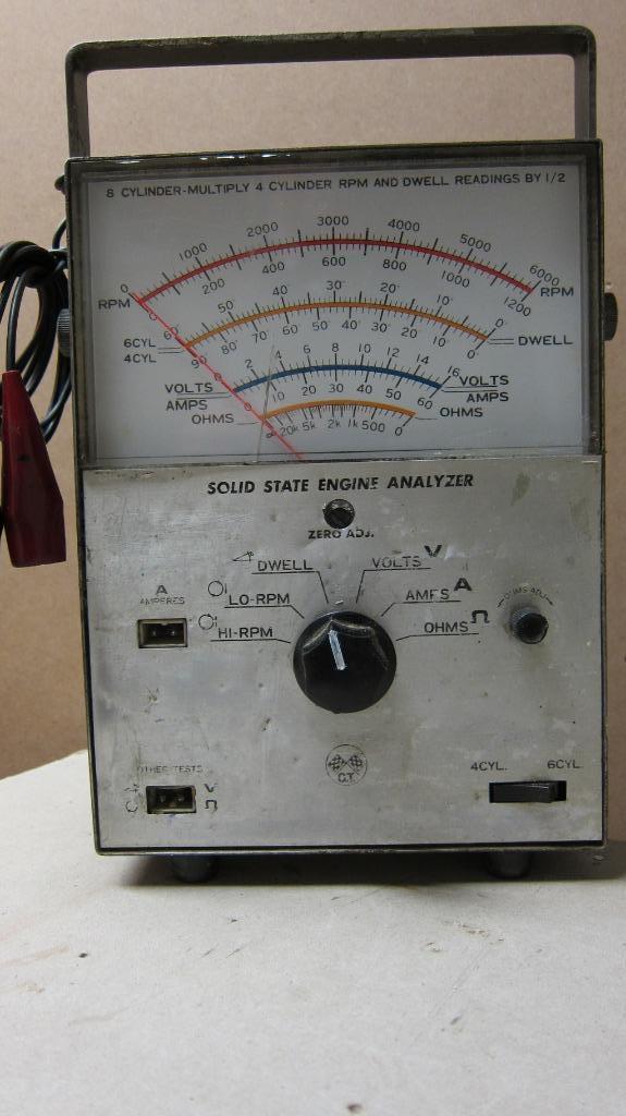 Decoratie “Solid State Engine Analyzer” oud en gebruikt, Doe-het-zelf en Verbouw, Meetapparatuur, Gebruikt, Multimeter, Ophalen of Verzenden