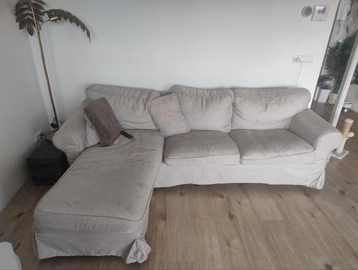 Ektorp 3 zitsbank, Huis en Inrichting, Banken | Bankstellen, Gebruikt, Driepersoons, Ophalen