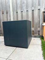 Plantenbak op wielen, Ophalen, Kunststof, Gebruikt, Vierkant