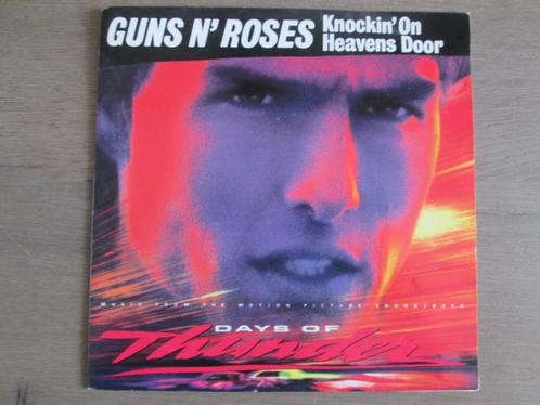 Guns N'Roses - Knockin'On Heaven's Door / Car Building, Cd's en Dvd's, Vinyl Singles, Gebruikt, Single, Overige genres, 7 inch