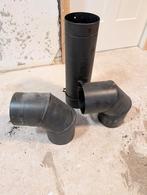 Kachelpijp 150mm - Bochten en rechte stukken, Ophalen of Verzenden, Gebruikt, Minder dan 60 cm, Kachel